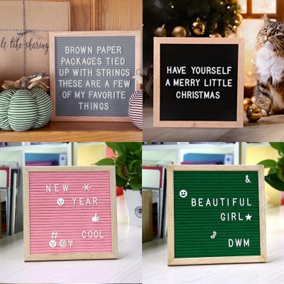 Changeable Felt Letter Board for Home Restaurant Message with 170/340 Letter   232685243213